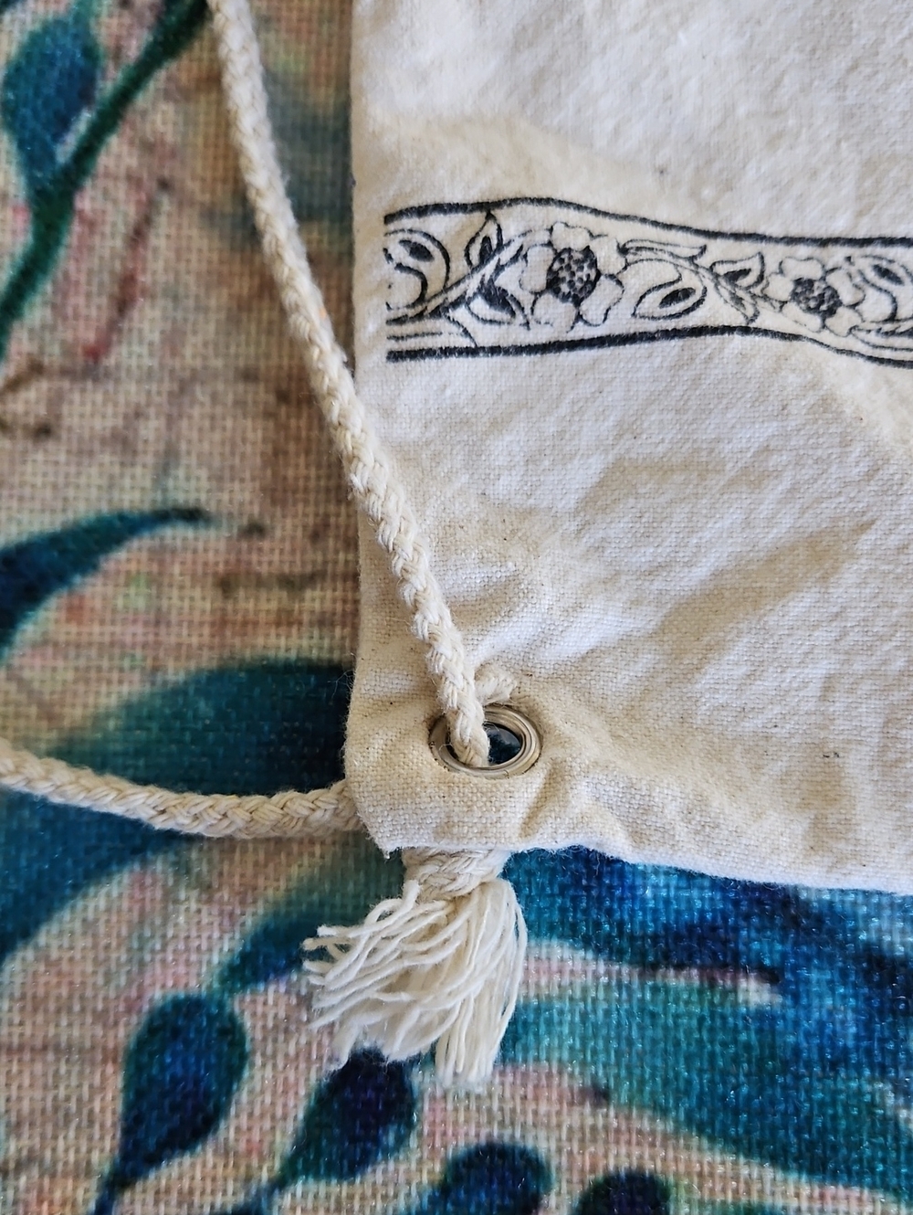 Spell & The Gypsy Collective  Peacock Drawstring Backpack - Picture 10 of 14